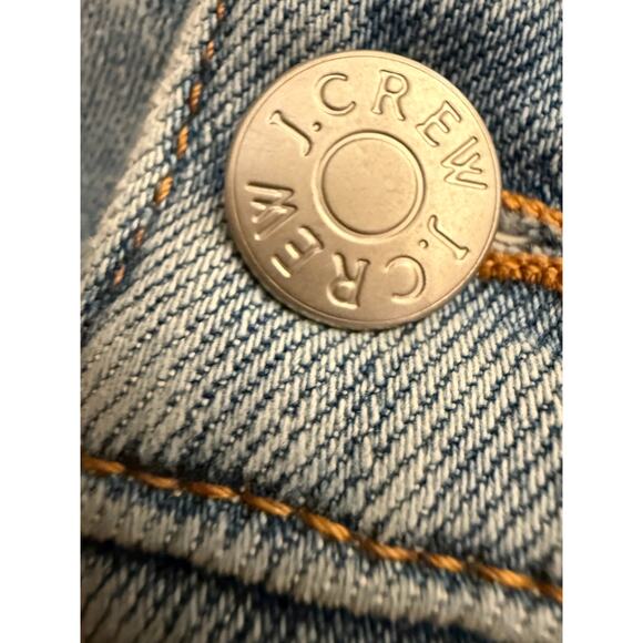 J. Crew Factory High-Rise Midlength Denim Short In Harbor Wash XL - Picture 4 of 6